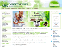 Tablet Screenshot of downtoearth.ie